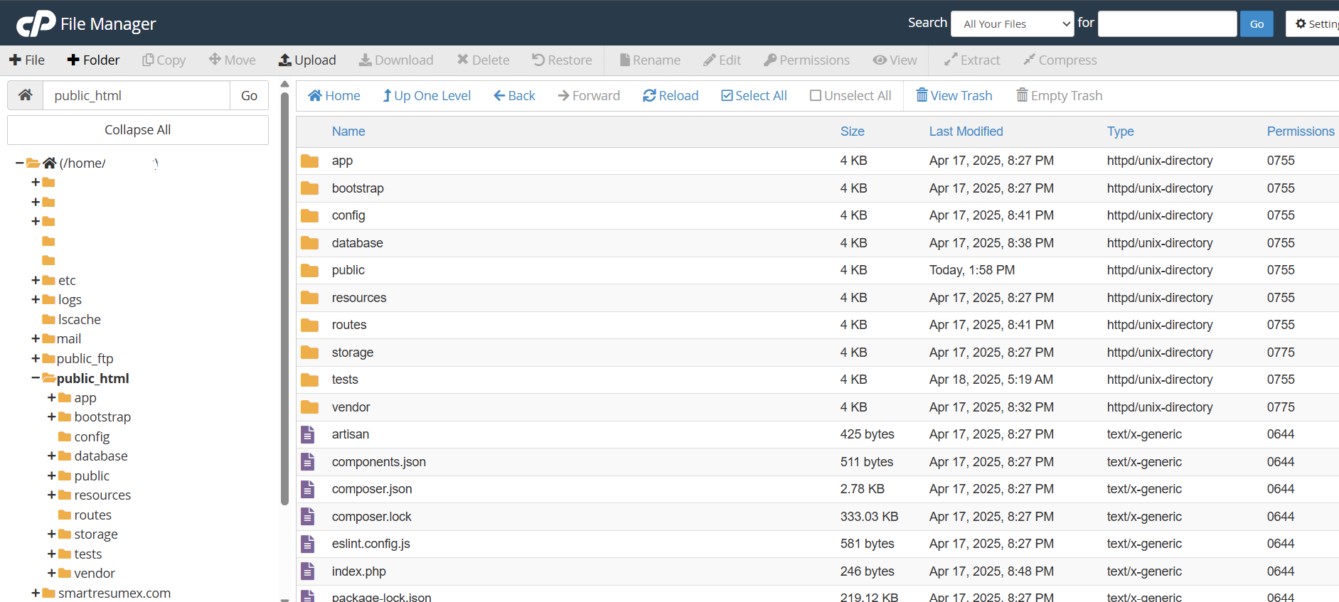 public_html Directory