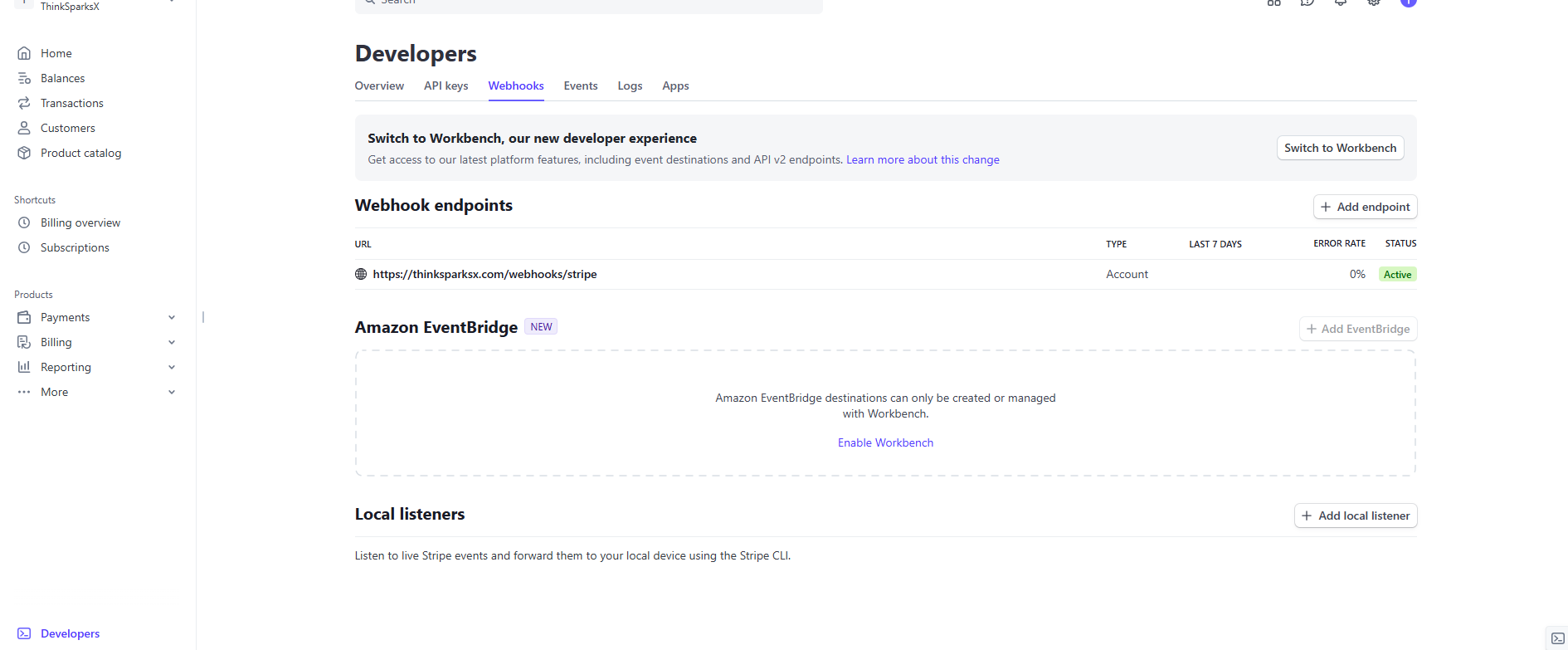 Stripe Pricing Configuration